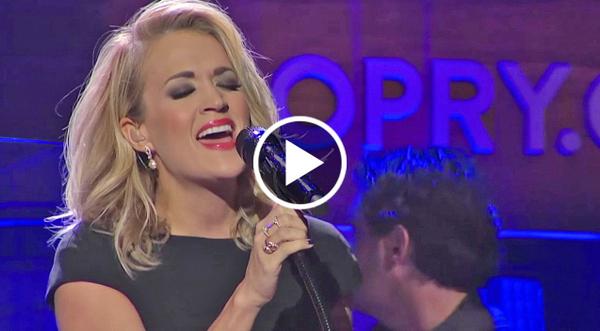 Carrie Underwood Debuts Latest Single At Grand Ole Opry, Blows Everyone Away