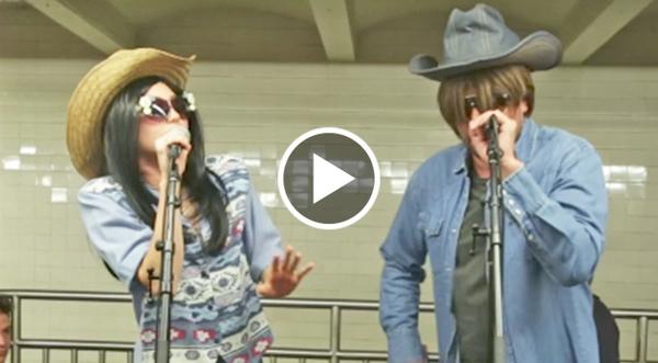 Miley Cyrus & Jimmy Fallon Go Undercover And Perform 'Jolene' For Unsuspecting Fans