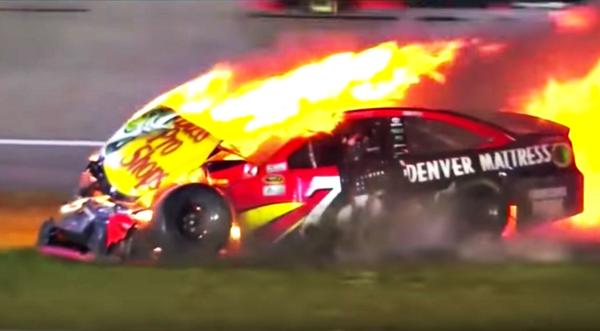 NASCAR Driver's Dreams End In Fiery Crash