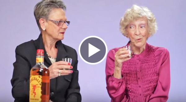 Grandmas Try Fireball Whisky For The First Time, And It's Hilarious!
