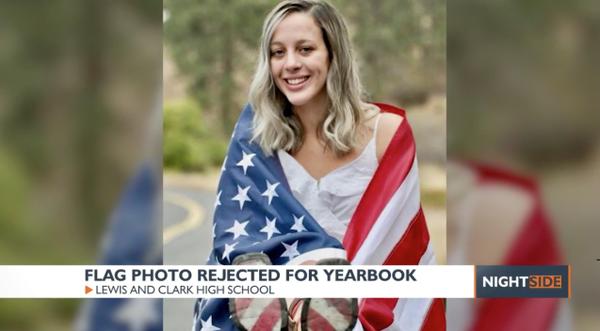 17-Year-Old’s Photo Banned From Yearbook Due To American Flag