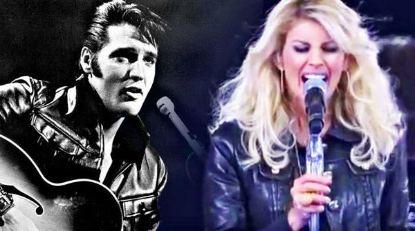 Leather-Clad Faith Hill Delivers Growling Tribute To Elvis