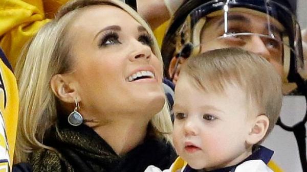 Carrie Underwood’s Son Has Heart-Melting Reaction To Hearing Her Sing National Anthem