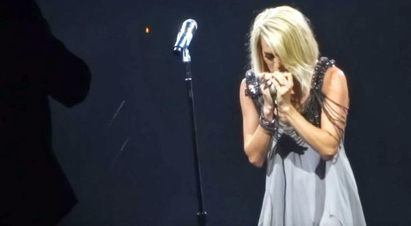 Watch Carrie Underwood Break It Down On The Harmonica