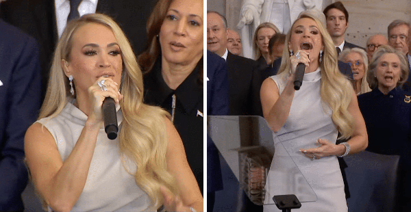 Fans React To Carrie Underwood’s Performance At Donald Trump’s Inauguration