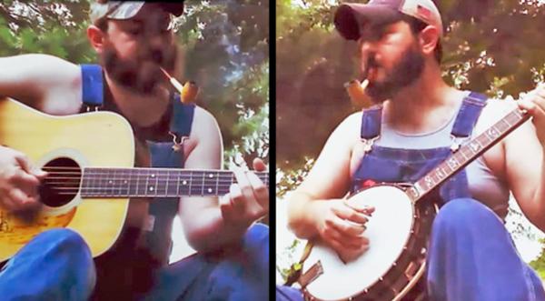 Redneck Plays ‘Dueling Banjos’ Like You’ve Never Heard It Before