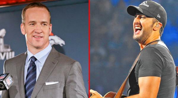 Luke Bryan Brings NFL Star Peyton Manning On Stage For Surprise Duet