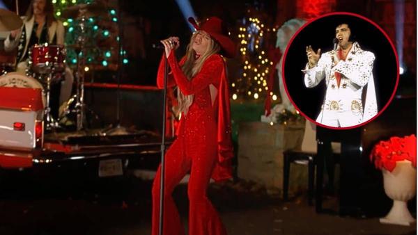 Lainey Wilson Sings Elvis’s “Santa Claus Is Back In Town” At Graceland