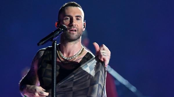 ‘Voice’ Coach Adam Levine Goes Shirtless In Super Bowl Halftime Show