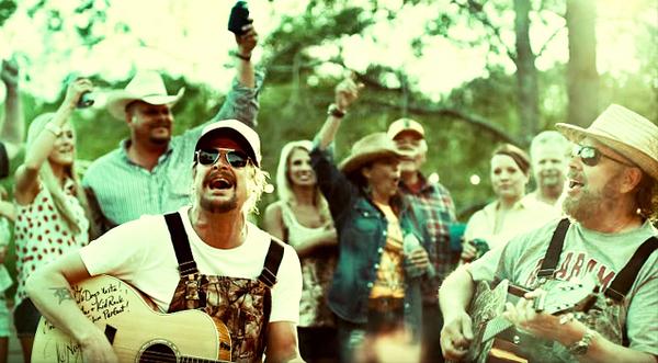 Kid Rock & Hank Jr. Beam Southern Pride In Explosive ‘Redneck Paradise’