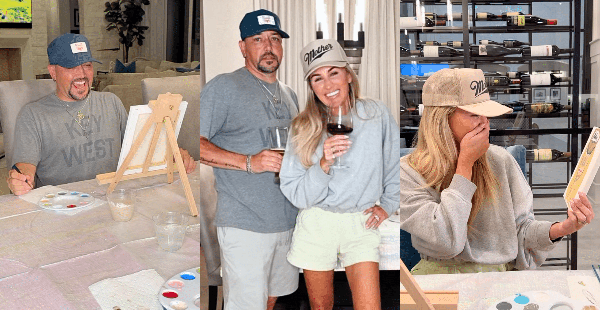 Jason Aldean And His Wife Paint Hilarious Portraits Of Each Other For Date Night