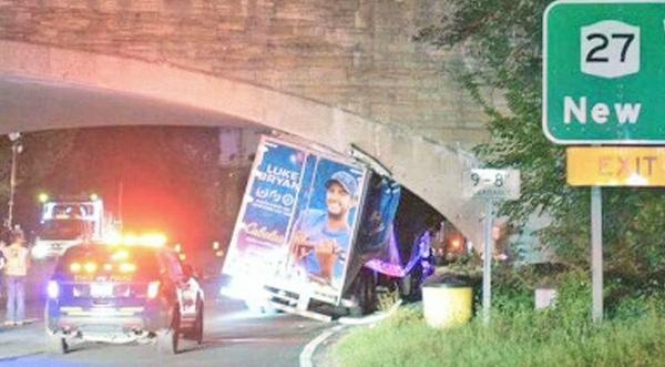 Luke Bryan's Trailer Strikes Overpass After Leaving Concert