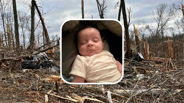 Baby Miraculously Survives Being Sucked Up By Tennessee Tornado, Found Lying In A Downed Tree