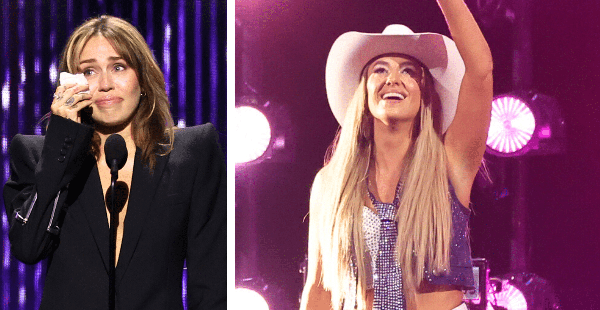 Miley Cyrus Cries After Lainey Wilson’s “Hannah Montana” Tribute
