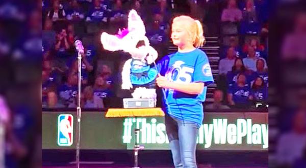 Darci Lynne Treats Sports Fans To Delightful Puppet Performance & Two Magical Songs