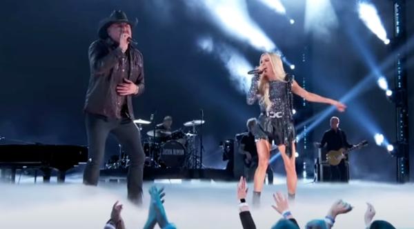 Why Jason Aldean Was “Scared” For Carrie Underwood At The ACM Awards