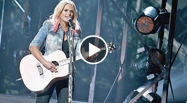 Miranda Lambert Rocks The Stage During Emotional Performance Of 'Bathroom Sink'