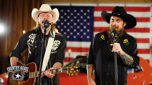 Waylon Jennings' grandson Whey Jennings and Tyler Booth perform 'I'm A Ramblin' Man'