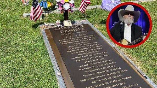 Charlie Daniels’ Grave Marker Vandalized
