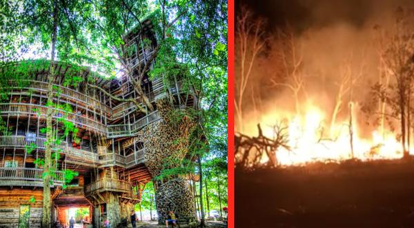 Tennessee: World’s Largest Treehouse Burns Down