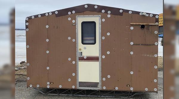 Ice Fishing Shanty With Anglers Inside Gets Blown Over A Mile Offshore