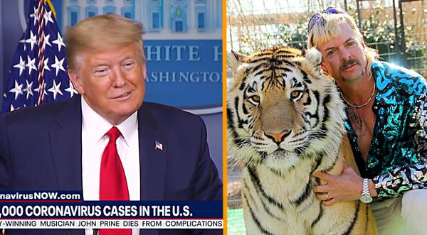  Trump Said He Will "Take A Look" Into Pardoning "Tiger King" Joe Exotic
