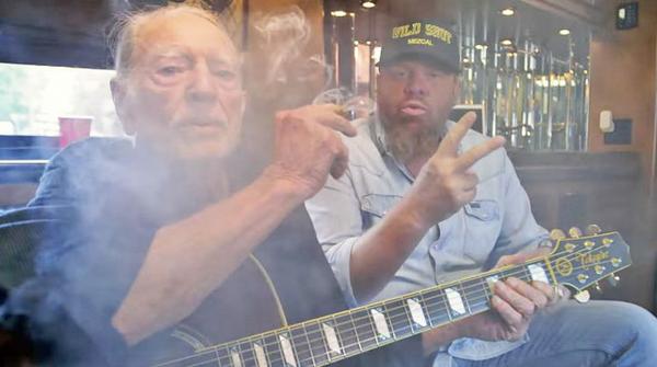 Willie Nelson Stars In Toby Keith's Blazing New Video For 'Wacky Tobaccy'