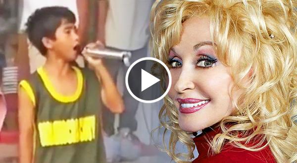 Boy Sings Dolly Parton Classic In Crowded Parking Lot. Just Wait Until He Hits That High Note