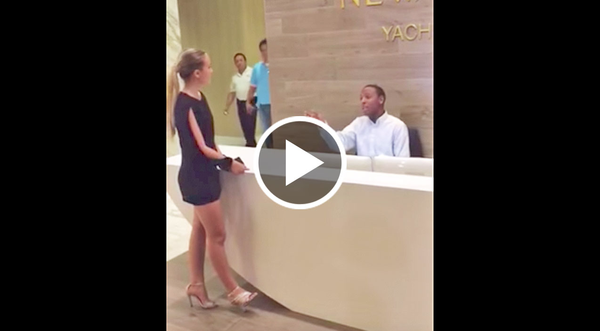 Young Girl & Talented Concierge Unexpectedly Burst Into Dolly Parton Duet