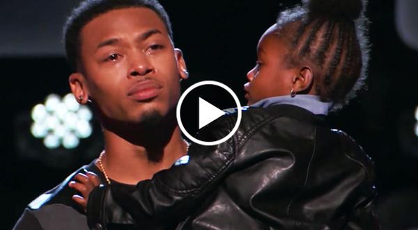 Young Father Brought To Tears During 'Voice' Audition