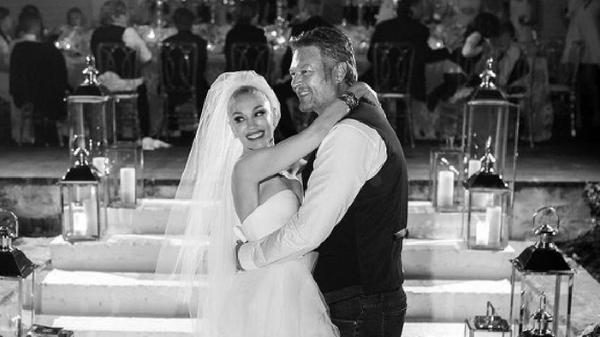 Blake Shelton, Gwen Stefani Celebrate 1st Anniversary By Sharing Glimpse Of Wedding