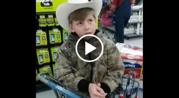 Outstanding Little Boy Serenades Walmart With Jaw-Dropping Hank Williams Mash Up