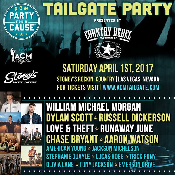 ACM Tailgate Party For a Cause Presented By Country Rebel