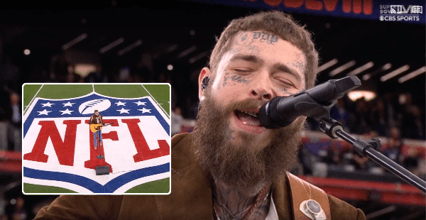 Post Malone Sings “America The Beautiful” At Super Bowl