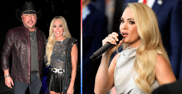 Jason Aldean Reacts To Carrie Underwood’s Performance At Trump’s Inauguration
