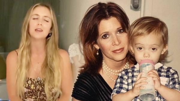 Carrie Fisher’s Daughter Performs Chilling Version on “Landslide” On Anniversary Of Her Death