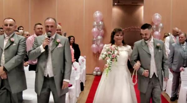 Groom, Who Sounds Similar To Elvis, Sings To His Bride