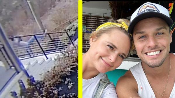 Caught On Camera: Miranda Lambert’s Husband Falls Down Stairs