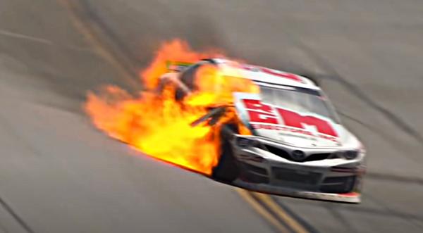 Talladega Driver Hospitalized With 3rd Degree Burns After Fiery Crash