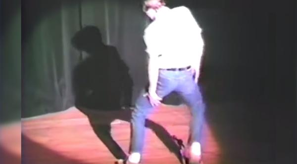 19-Year-Old Brad Pitt Sings Stray Cats’ “Rock This Town” For College Musical