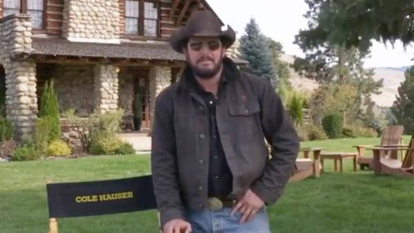 Yellowstone’s Cole Hauser Catches Pass From Tom Brady