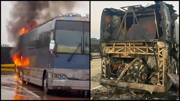 Country Singer’s Bus Bursts Into Flames, “There Isn’t Much Good News Here”