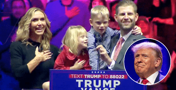 Donald Trump’s Youngest Grandkids Lead Pledge Of Allegiance
