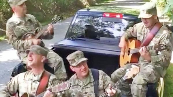 These Soldiers Jamming Out To 'Country Roads' Will Melt Your Heart