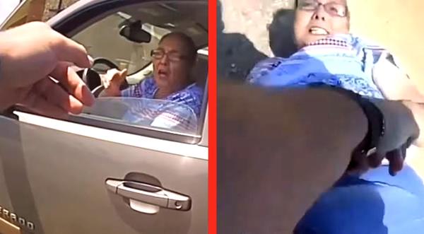 Southern Grandma Rejects Traffic Ticket & Drives Off...So The Officer Tased Her