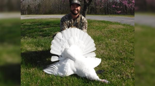 Kentucky Hunter Kills Incredibly Rare All-White Turkey