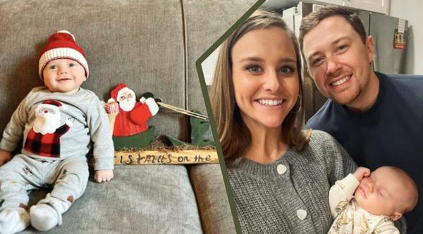 Scotty McCreery & Wife Gabi Share Photos From Their Baby Boy’s 1st Christmas