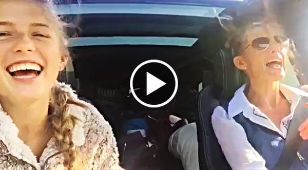 Faith Hill & Daughter Perform Carpool Karaoke As They Drive To College