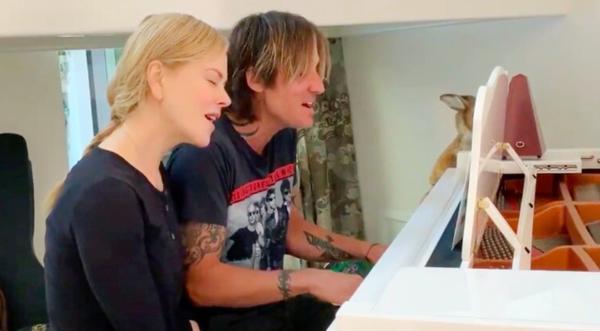 Keith Urban & Nicole Kidman's Daughters Film Their Rare Duet