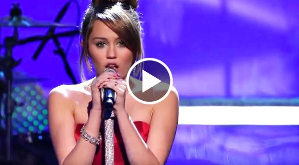 Teary-Eyed Miley Cyrus Performs At Inauguration Concert For Military Families